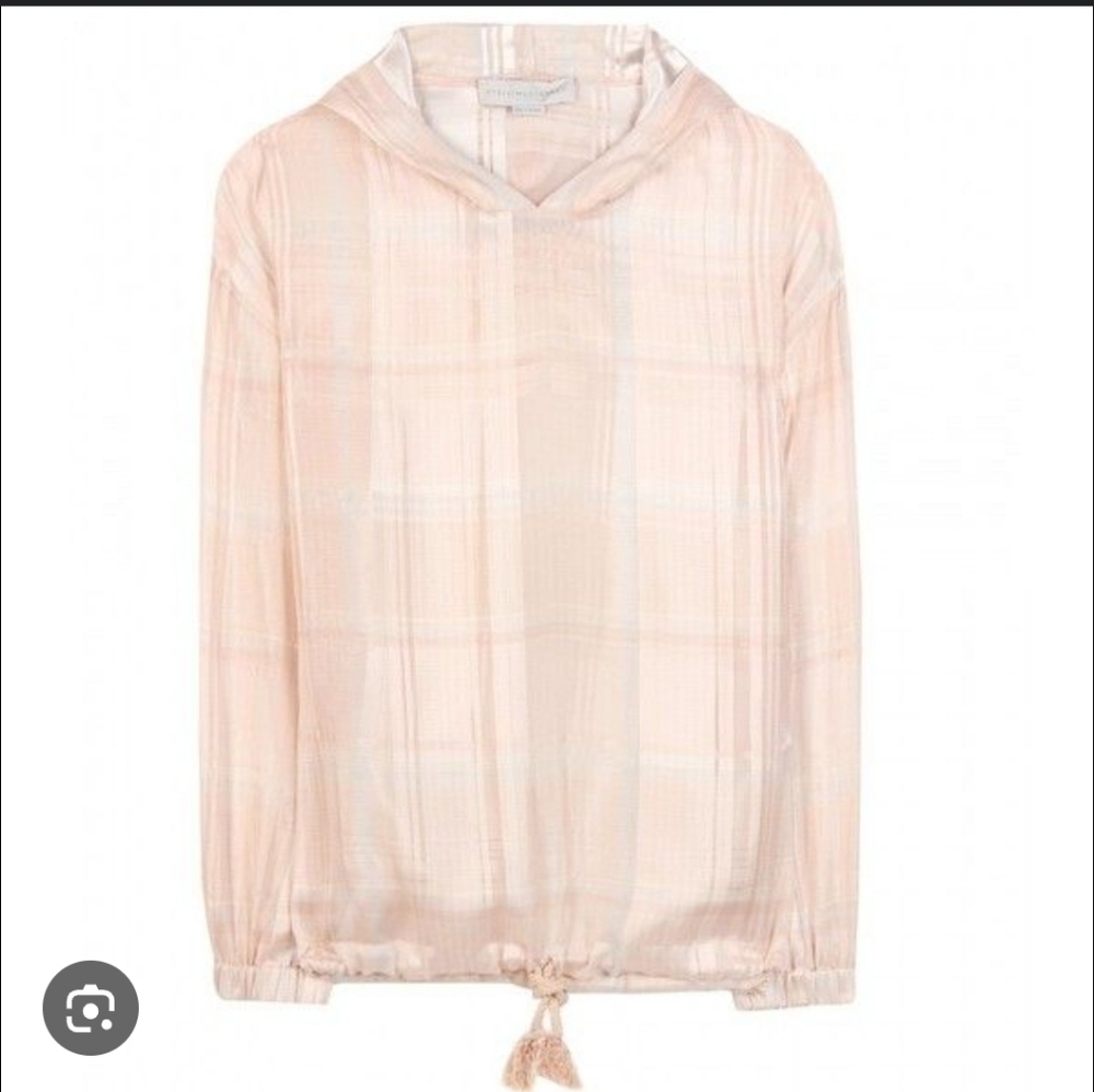 Stella McCartney Silk Chiffon Hoodie 46